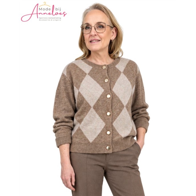 Enjoy Vest Ruit 890600.521 Zand